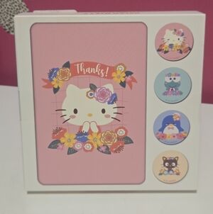 ⛔️SOLD⛔️Hello Kitty Pink Thank You Card Set